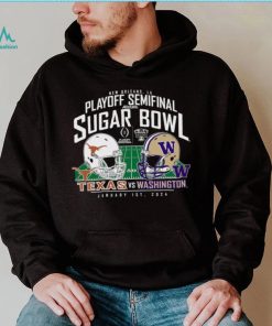 Washington Huskies vs. Texas Longhorns Blue 84 College Football Playoff 2024 Sugar Bowl Matchup T Shirt