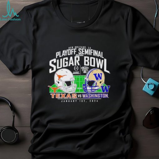 Washington Huskies vs. Texas Longhorns College Football Playoff 2024 Sugar Bowl Matchup T Shirt