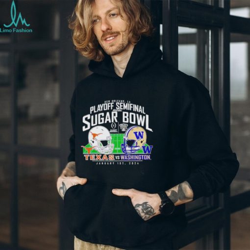 Washington Huskies vs. Texas Longhorns College Football Playoff 2024 Sugar Bowl Matchup T Shirt