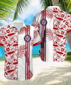 Washington Nationals MLB Funny Beach Pattern Hawaiian Shirt