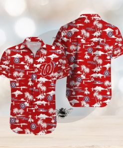 Washington Nationals MLB Hawaiian Shirt Coconut Pattern Shirt