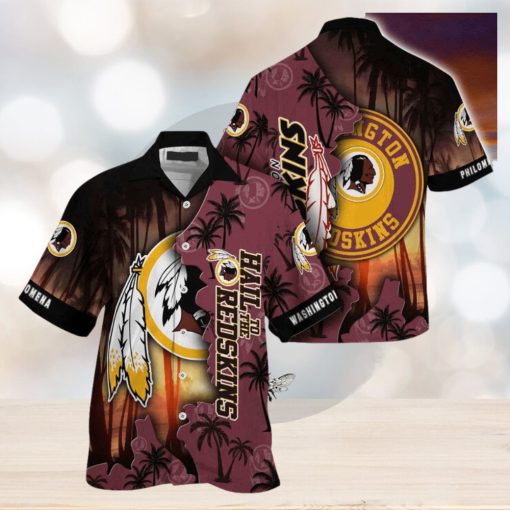 Washington Redskins NFL Customized Summer Hawaii Shirt For Sports Enthusiasts