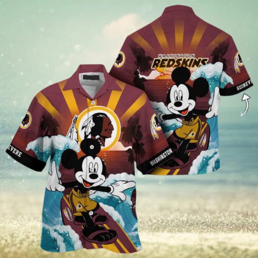 Washington Redskins NFL Summer Customized Hawaii Shirt For Sports Fans