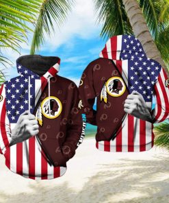 Washington Redskins NFL US Flag Team 3D Printed Hoodie Ver 1