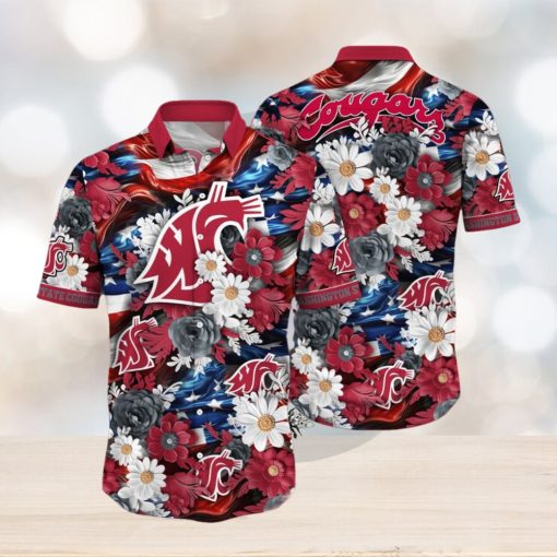 Washington State Cougars Hawaii Shirt Independence Day