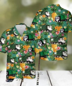 Waste Management Garbage Truck Aloha Hawaiian Shirt Men And Women Beach Shirt