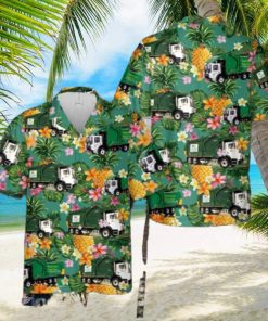 Waste Management Garbage Truck Aloha Hawaiian Shirt Men And Women Beach Shirt