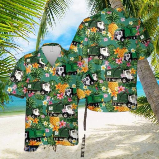 Waste Management Garbage Truck Aloha Hawaiian Shirt Men And Women Beach Shirt