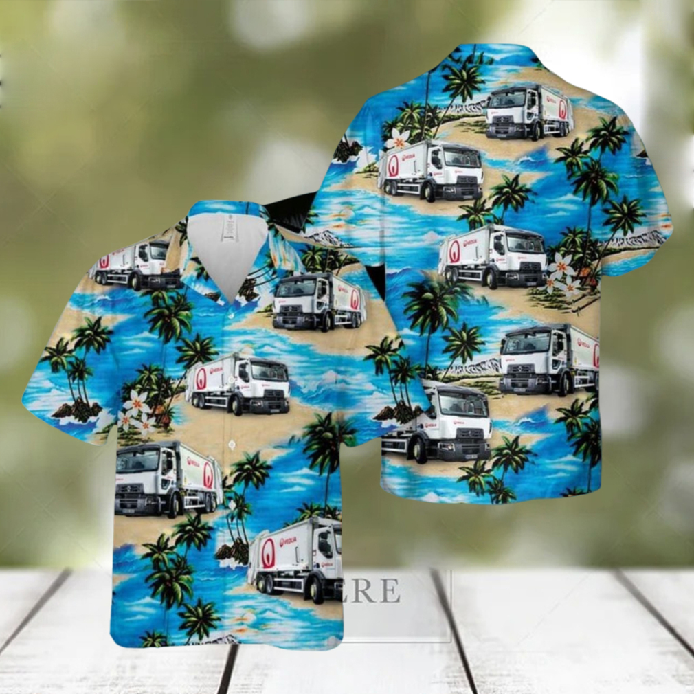 Waste Management Veolia UK Hawaiian Shirt Summner Vacation Shirt Waste Management Veolia UK Hawaiian Shirt Summner Vacation Shirt