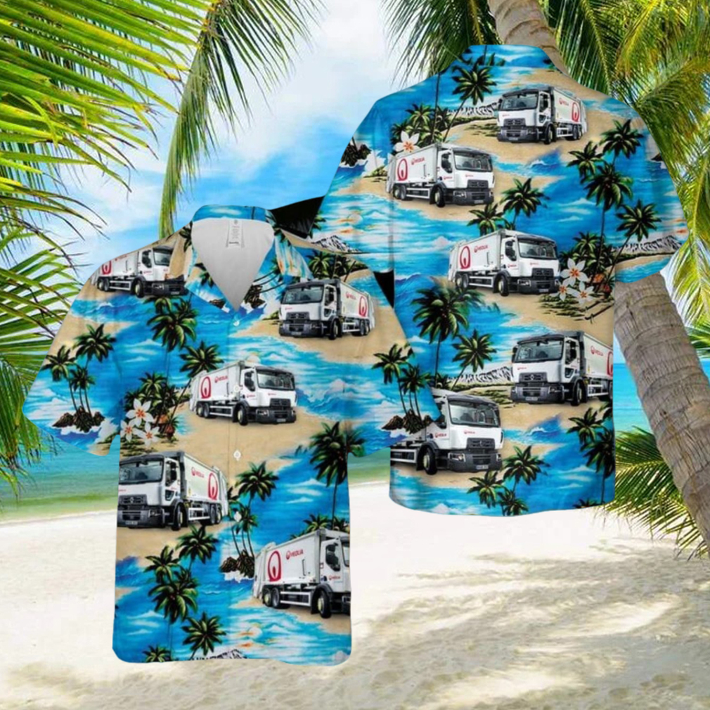 Waste Management Veolia UK Hawaiian Shirt Summner Vacation Shirt Waste Management Veolia UK Hawaiian Shirt Summner Vacation Shirt