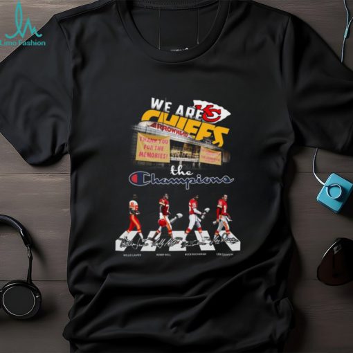 We Are Kansas City Chiefs Thank You For The Memories The Champions T Shirt