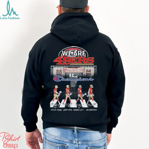 We Are San Francisco 49ers The Champions Abbey Road signatures shirt