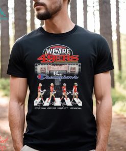 We Are San Francisco 49ers The Champions Abbey Road signatures shirt