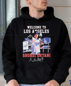 Welcome To Los Angeles Dodgers Shohei Ohtani Signature Shirt