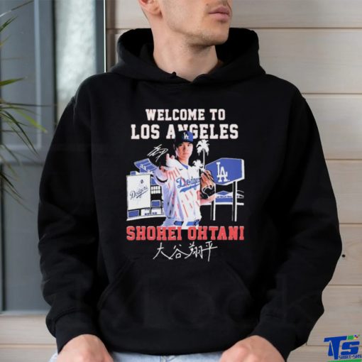 Welcome To Los Angeles Dodgers Shohei Ohtani Signature Shirt