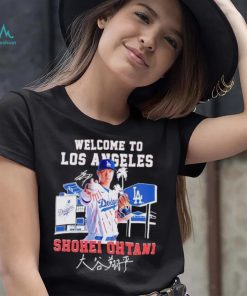 Welcome to Los Angeles Dodgers Shohei Ohtani signature shirt