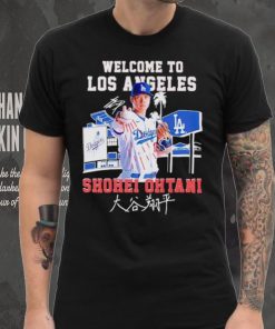Welcome to Los Angeles Dodgers Shohei Ohtani signature shirt