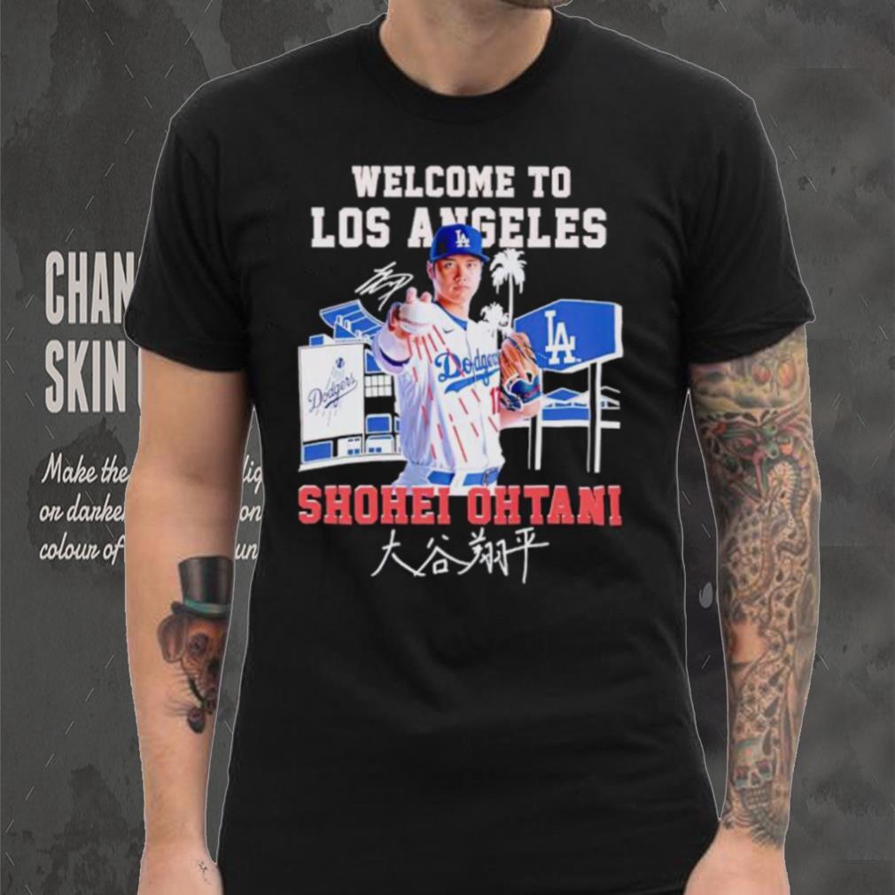 Welcome to Los Angeles Dodgers Shohei Ohtani signature shirt Welcome to Los Angeles Dodgers Shohei Ohtani signature shirt