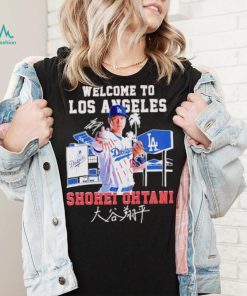 Welcome to Los Angeles Dodgers Shohei Ohtani signature shirt