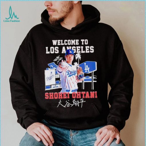 Welcome to Los Angeles Dodgers Shohei Ohtani signature shirt