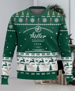 Weller Bourbon Ugly Sweater Christmas 3D Printed