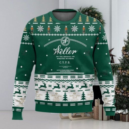 Weller Bourbon Ugly Sweater Christmas 3D Printed