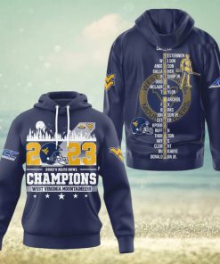 West Virginia Mountaineers 2023 Duke’s Mayo Bowl Champions Hoodie T Shirt