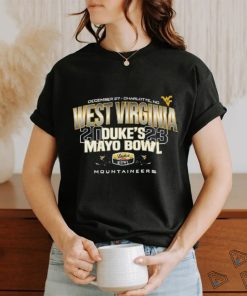West Virginia Mountaineers 2023 Duke’s Mayo Bowl T Shirt