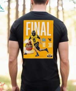 West Virginia Mountaineers Football Win The 2023 Duke’s Mayo Bowl Champions NCAA T shirt