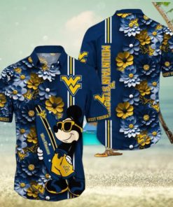 West Virginia Mountaineers Hawaiian Shirt Mickey Love Surfing Trending Summer Gift