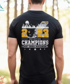 West Virginia Mountaineers Skyline 2023 Duke’s Mayo Bowl Champions Shirt