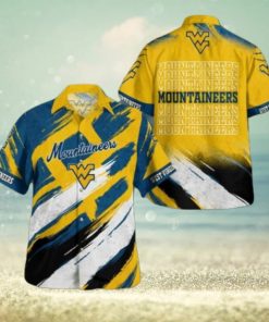 West Virginia Mountaineers Vintage Classic Button Shirt, Mountaineers Gifts for Fans