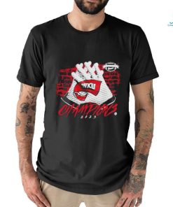 Western Kentucky Football 2023 Famous Toastery Bowl Champions Gloves Shirt