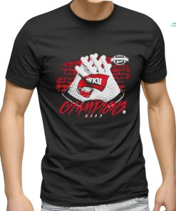 Western Kentucky Football 2023 Famous Toastery Bowl Champions Gloves Shirt