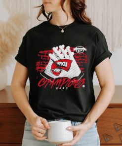 Western Kentucky Football 2023 Famous Toastery Bowl Champions Gloves Shirt
