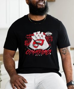 Western Kentucky Football 2023 Famous Toastery Bowl Champions Gloves Shirt