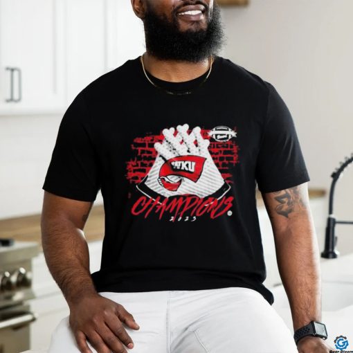 Western Kentucky Football 2023 Famous Toastery Bowl Champions Gloves Shirt
