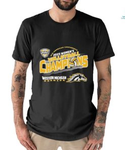 Western Michigan Broncos Brown MAC 2023 Women’s Volleyball Tournament Champions Shirt