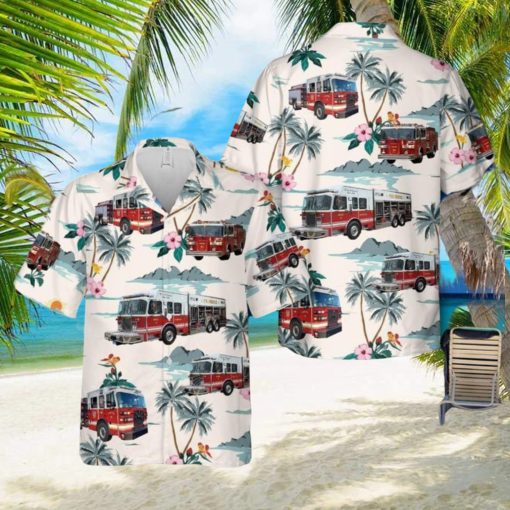 Wethersfield Connecticut Fire Department Hawaiian Shirt Summner Vacation Shirt