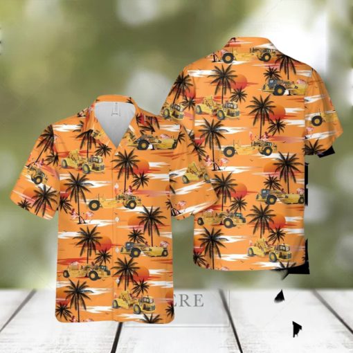 Wheel Tractor Scraper heavy equipment Aloha Hawaiian Shirt Men And Women Beach Shirt