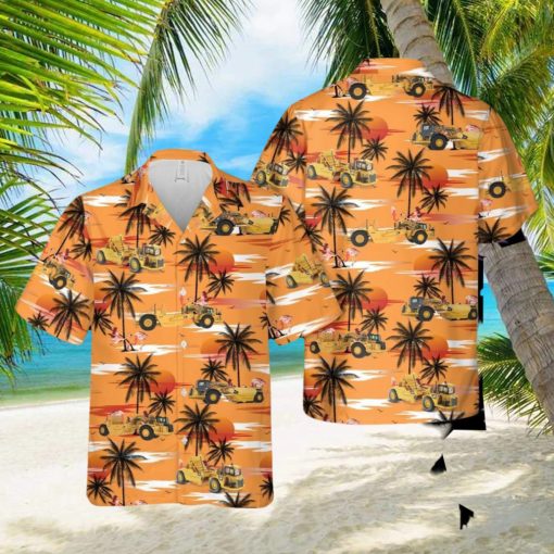 Wheel Tractor Scraper heavy equipment Aloha Hawaiian Shirt Men And Women Beach Shirt