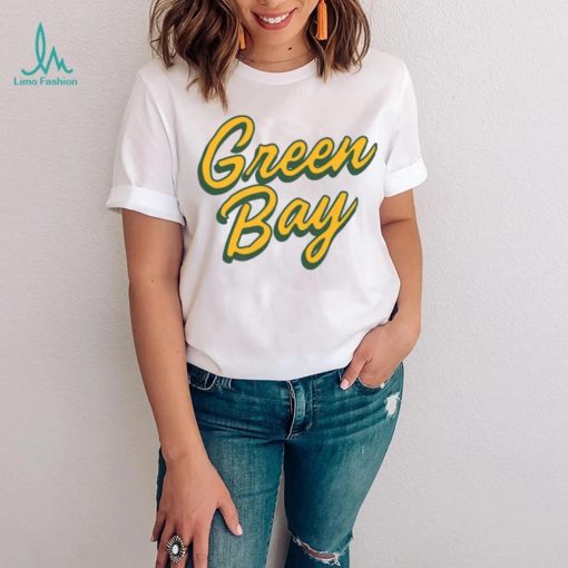 Where I’m From Adult Green Bay Oatmeal Retro Script T Shirt