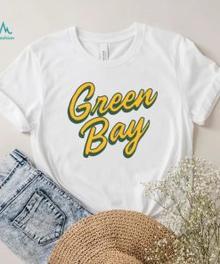 Where I'm From Adult Green Bay Oatmeal Retro Script T Shirt