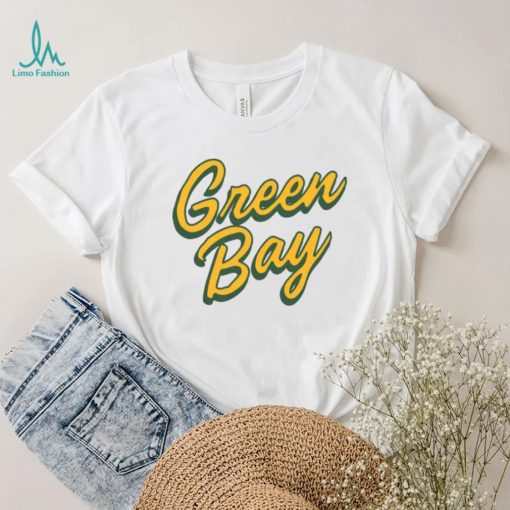 Where I’m From Adult Green Bay Oatmeal Retro Script T Shirt