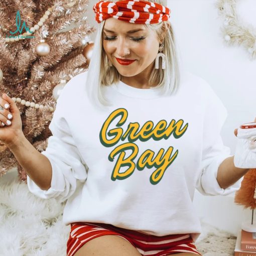 Where I’m From Adult Green Bay Oatmeal Retro Script T Shirt
