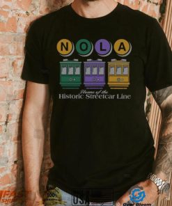 Where I'm From Adult New Orleans Black Streetcar T Shirt