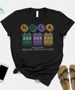 Where I'm From Adult New Orleans Black Streetcar T Shirt