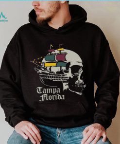 Where I'm From Adult Tampa Black Skull T Shirt