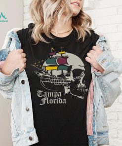 Where I'm From Adult Tampa Black Skull T Shirt