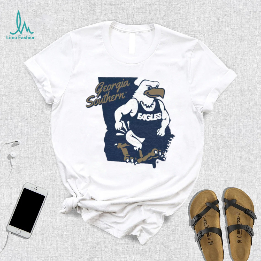 Where I’m From Georgia Southern Eagles Grey Eagle State T Shirt Where I’m From Georgia Southern Eagles Grey Eagle State T Shirt